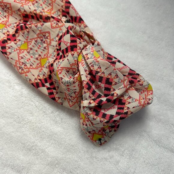 HD in Paris Anthropologie Womens Kaveri Blouse Size 4 Multicolor Boho Pintuck - Picture 5 of 8